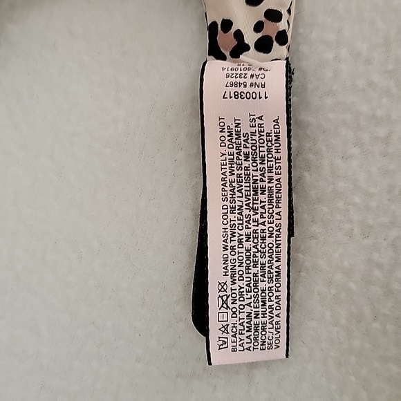 Victoria's Secret Tan Brown Black Animal Print Demi Underwire Bra, 34B - Picture 10 of 10